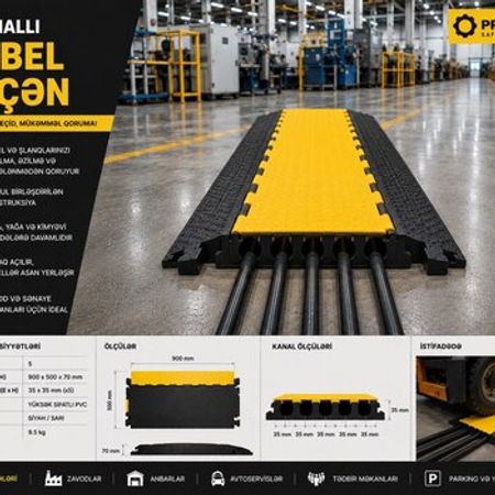5 Kanallı kabel tramplini – Təhlükəsizlik avadanlığı – ucuztap.az