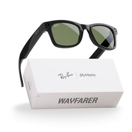 Ray-Ban Meta Wayfarer gen 2 – Shiny Black / G-15 Green – Bakı – ucuztap.az