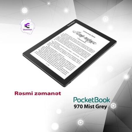 Elektron kitab PocketBook 970 Mist Grey (PB970-M-WW) – Planşet və elektron kitablar – ucuztap.az