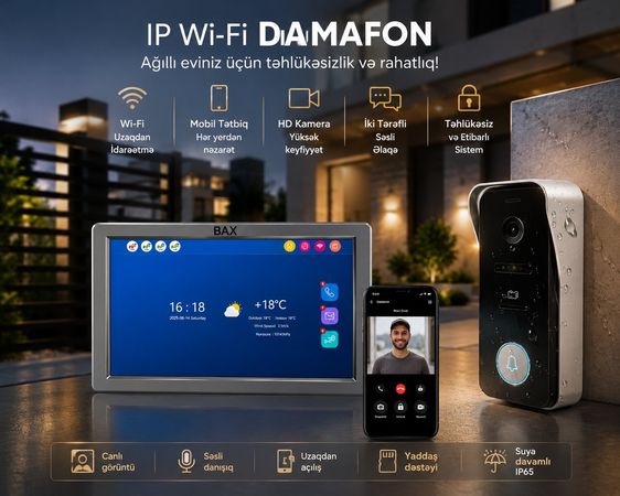 Domofon wifi – Bakı – ucuztap.az