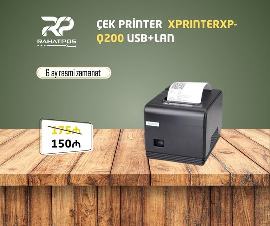Xprinter XP-Q200 USB+LAN – Bakı – ucuztap.az