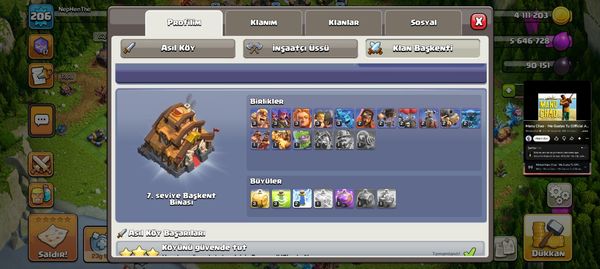 Claş of clans klanı – Qəbələ – ucuztap.az