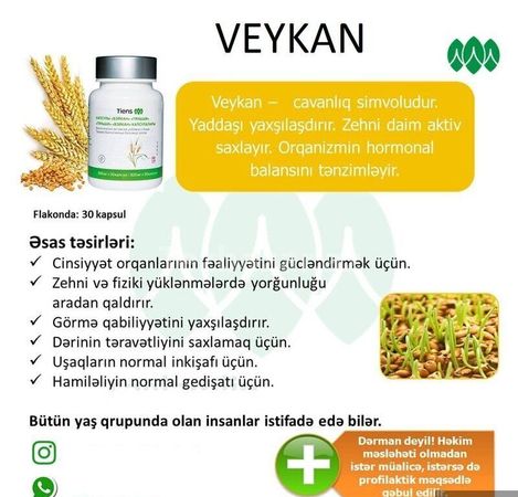 Veykan Göz Ürək-Qan-Damar Qara Ciyər Hamiləlik Cinsi Zəiflik – Bakı – ucuztap.az