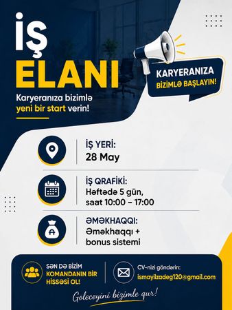 Melumat meneceri teleb olunur – Bakı – ucuztap.az