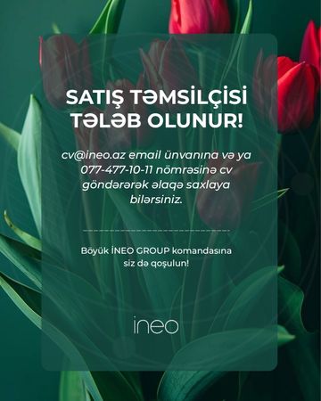Satış təmsilçisi – İş təklif edirəm – ucuztap.az