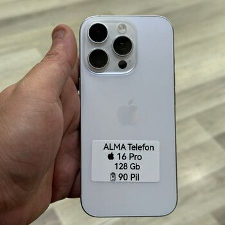 Apple iPhone 16 Pro White Titanium 128GB/8GB – Bakı – ucuztap.az