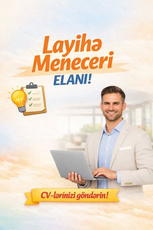 Layihə Meneceri tələb olunur – Bakı – ucuztap.az