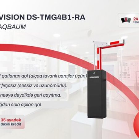 Şlaqbaum Hikvision DS-TMG4B1-RA – Bakı – ucuztap.az