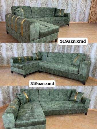 Divan, Dəri, Yaşıl – Bakı – ucuztap.az