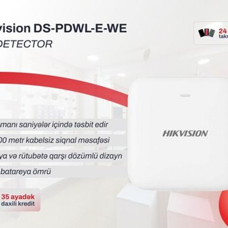 Su sızma detektoru Hikvision DS-PDWL-E-WE AX PRO – Bakı – ucuztap.az