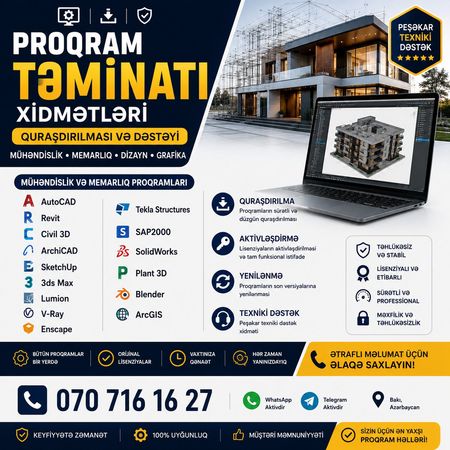 Mühəndis proqramların yazılması – Bakı – ucuztap.az