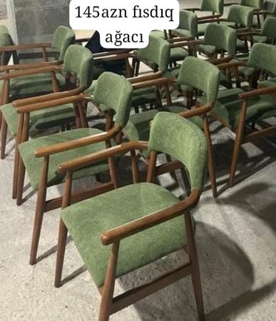 Stul, Ağac, Yaşıl – Mebel və interyer – ucuztap.az