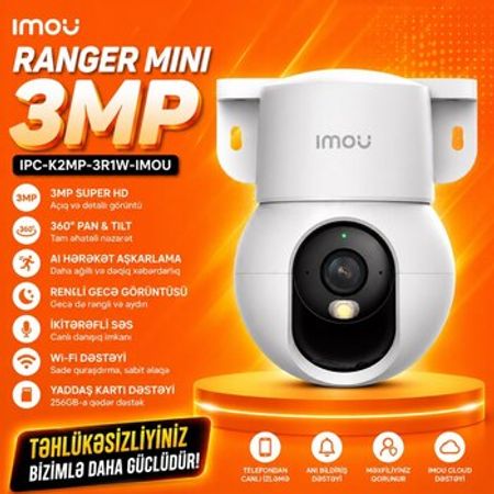 WiFi kamera 3 mp Ranger Mini IPC-K2MP-3R1W-imou – Bakı – ucuztap.az