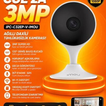 Wifi kamera 3 mp Cue 2A 3MP IPC-C32EP-V-imou – Bakı – ucuztap.az