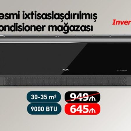 Kondisioner AUX ASW-H09A4/CCBR3DI Black Inverter – Kondisionerlər – ucuztap.az
