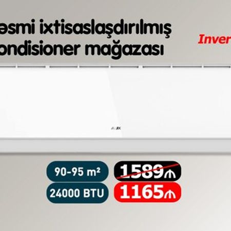 Kondisioner AUX ASW-H24A4/CUWR3DI Inverter – Kondisionerlər – ucuztap.az