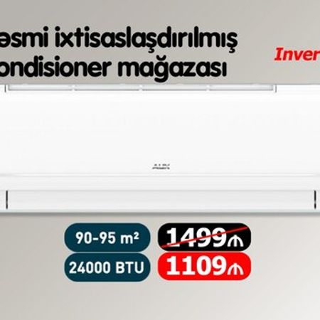 Kondisioner AUX ASW-H24A4/QD3DI Inverter – Kondisionerlər – ucuztap.az