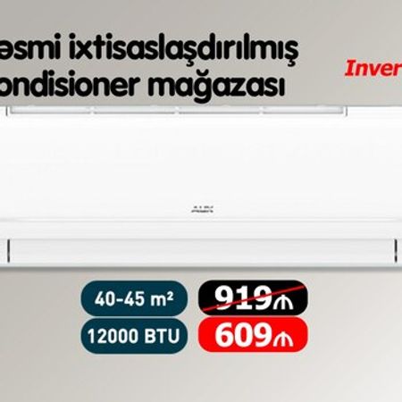 Kondisioner AUX ASW-H12A4/QD3DI Inverter – Bakı – ucuztap.az