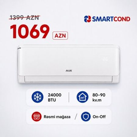 Kondisioner AUX ASW-H24A4/FFR1 24000 BTU – Bakı – ucuztap.az