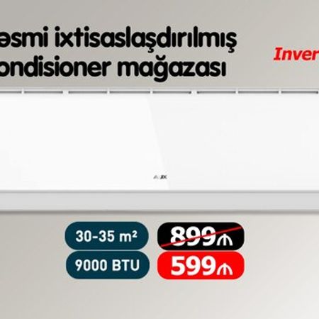 Kondisioner AUX ASW-H09A4/CUWR3DI Inverter – Bakı – ucuztap.az