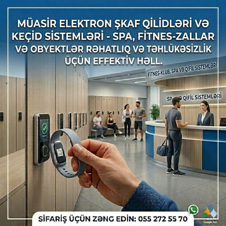 Elektron Şkaf Kilid Sistemləri – Təhlükəsizlik sistemlərinin qurulması – ucuztap.az
