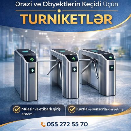 Turniketlərin satışı və quraşdırılması – Bakı – ucuztap.az