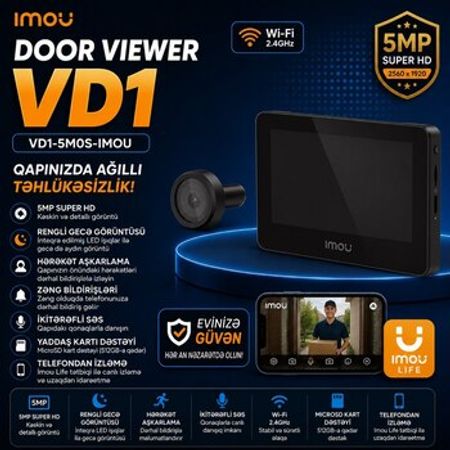 Domofon 5mp Door Viewer VD1 (VD1-5M0S-imou) – Bakı – ucuztap.az