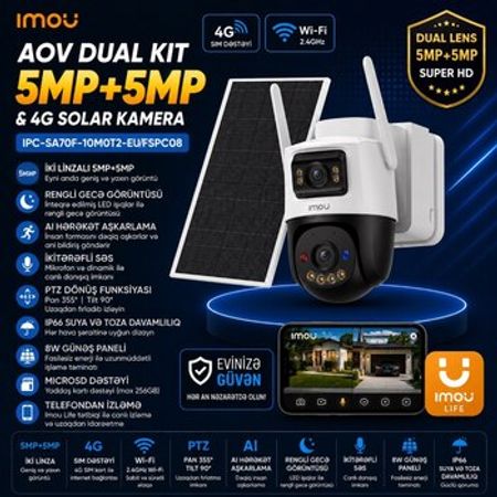 Günəş paneli 4g kamera 10mp günəş panelli – Bakı – ucuztap.az