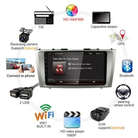 Toyota Camry 2006, 2007, 2008, 2009, 2010, 2011 üçün android monitor – Ehtiyat hissələri – ucuztap.az