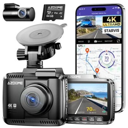 Videoqeydiyyatçı AZDOME GS63H Pro 2CH Dash Cam 4K – Ehtiyat hissələri – ucuztap.az