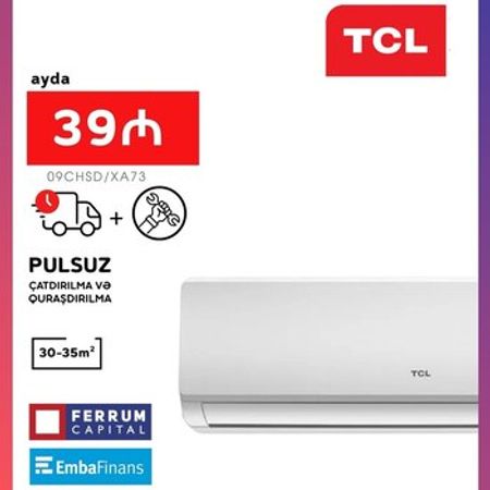 Kondisioner TCL Split (9000 BTU) – Kondisionerlər – ucuztap.az