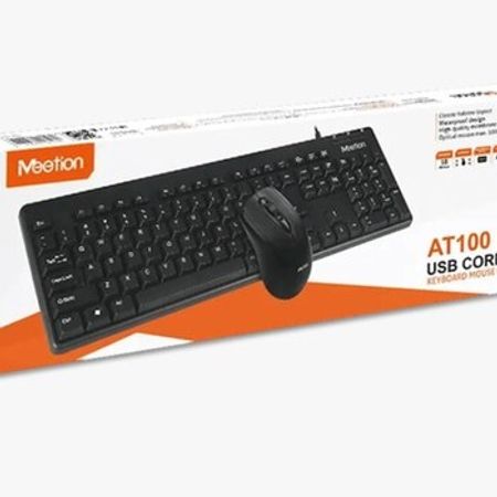 Meetion AT100 usb corded keyboard mouse combo – Kompüter aksesuarları – ucuztap.az