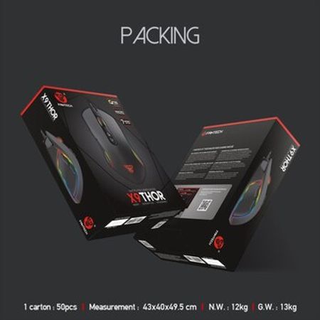 Fantech X9 Thor Macro RGB Gaming Mouse – Kompüter aksesuarları – ucuztap.az