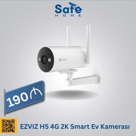 EZVIZ H5 4G 2K smart ev kamerası – Təhlükəsizlik avadanlığı – ucuztap.az