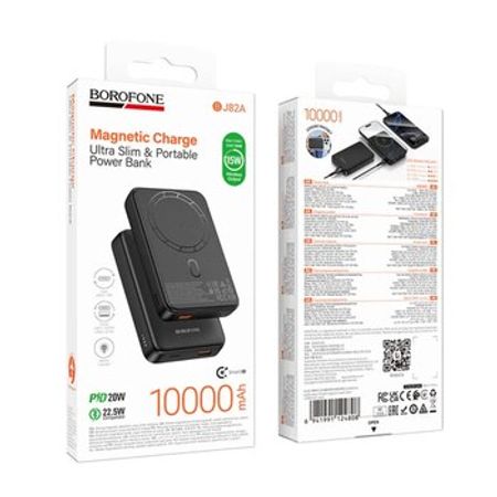 Xarici akkumulyator Borofone BJ82A 10000mAh Dawn PD20W, Black – Telefonlar – ucuztap.az