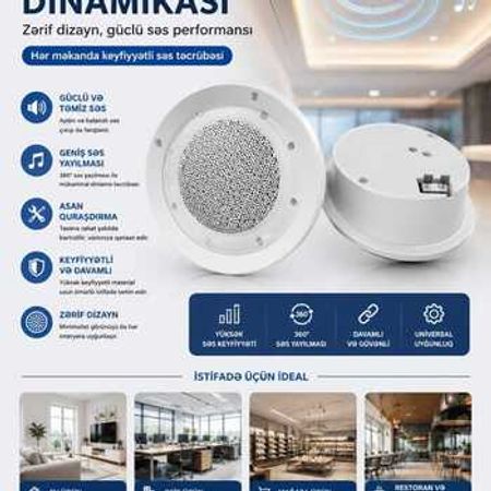 Tavan dinamikası – Audio və video – ucuztap.az