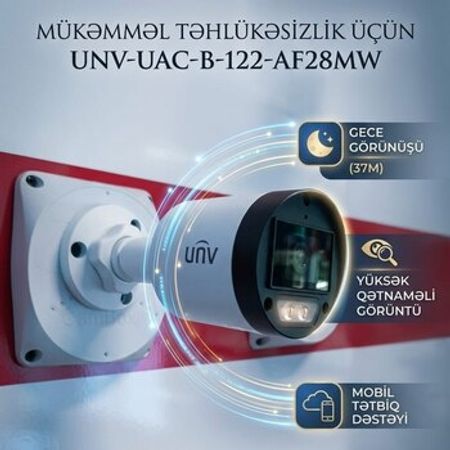 Gecə-Gündüz Rəngli UNV Bullet Kamera – Təhlükəsizlik avadanlığı – ucuztap.az