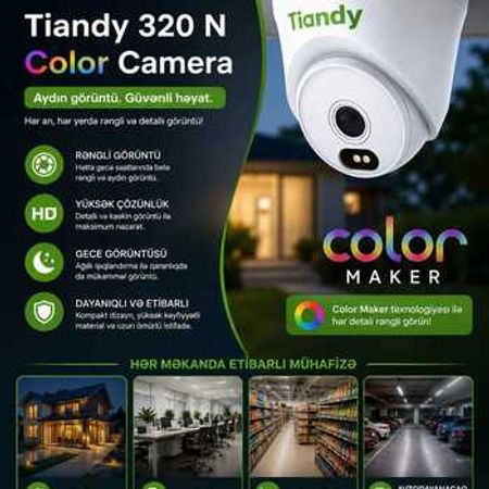 Mikrofonlu IP kamera Tiandy 320N 2MP – Sumqayıt – ucuztap.az
