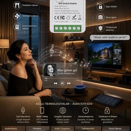 WIFI elektrik söndürücü modulu – Sumqayıt – ucuztap.az