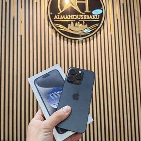 Apple iPhone 15 Pro Black Titanium 128GB/8GB – Bakı – ucuztap.az