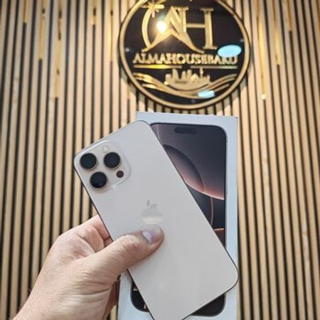 Apple iPhone 16 Pro Max Desert Titanium 256GB/8GB – Bakı – ucuztap.az