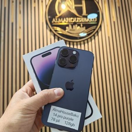 Apple iPhone 14 Pro Deep Purple 128GB/6GB – Bakı – ucuztap.az