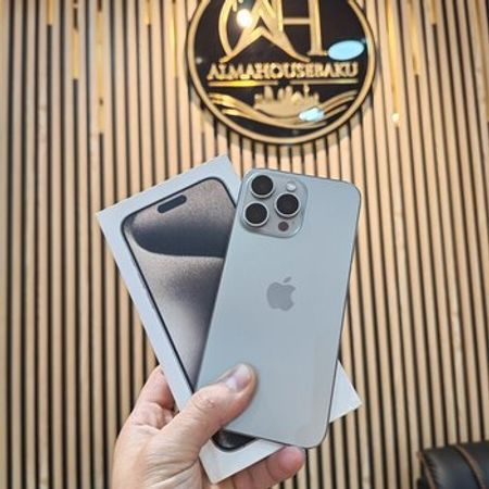 Apple iPhone 15 Pro Max Natural Titanium 256GB/8GB – Bakı – ucuztap.az