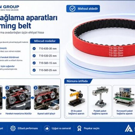 Paket bağlama aparatı üçün timing belt – T10 modellər – Bakı – ucuztap.az