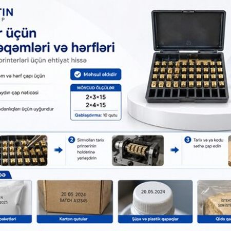 Printer üçün tarix rəqəmləri və hərfləri – Bakı – ucuztap.az
