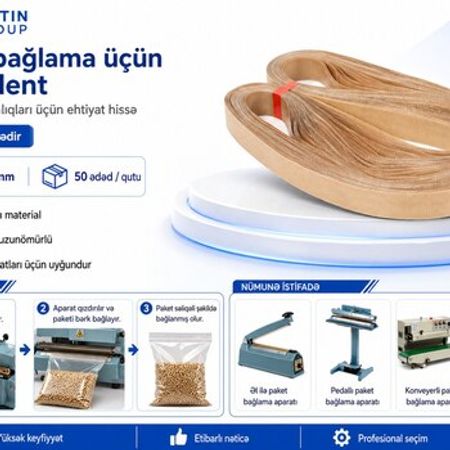Paket bağlama aparatı üçün teflon lent – 750×15 mm – Bakı – ucuztap.az