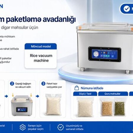Vakuum paketləmə avadanlığı – Bakı – ucuztap.az