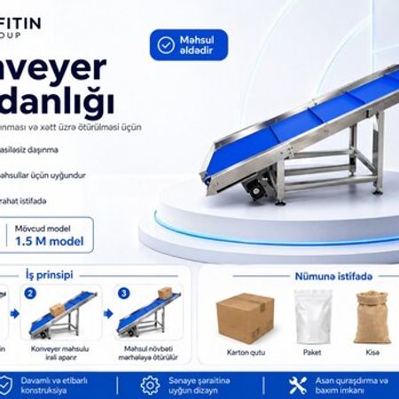 Konveyer avadanlığı – 1.5 metr model – Bakı – ucuztap.az