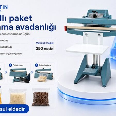 Pedallı paket bağlama avadanlığı 350 model – Biznes üçün avadanlıq – ucuztap.az