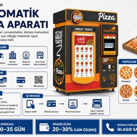 Avtomatik pizza aparatı – Bakı – ucuztap.az